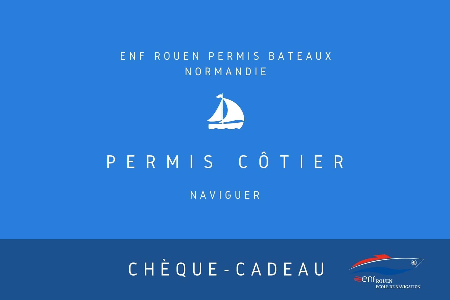COFFRET CADEAU Permis Côtier - Permis Bateaux Normandie